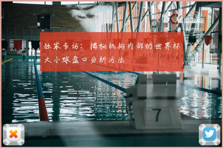 独家专访：揭秘机构内部的世界杯大小球盘口分析方法