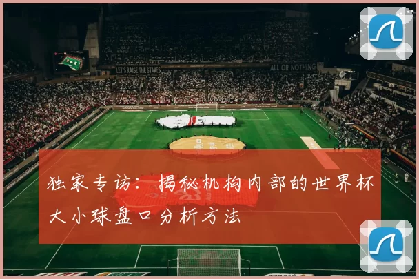 独家专访:揭秘机构内部的世界杯大小球盘口分析方法